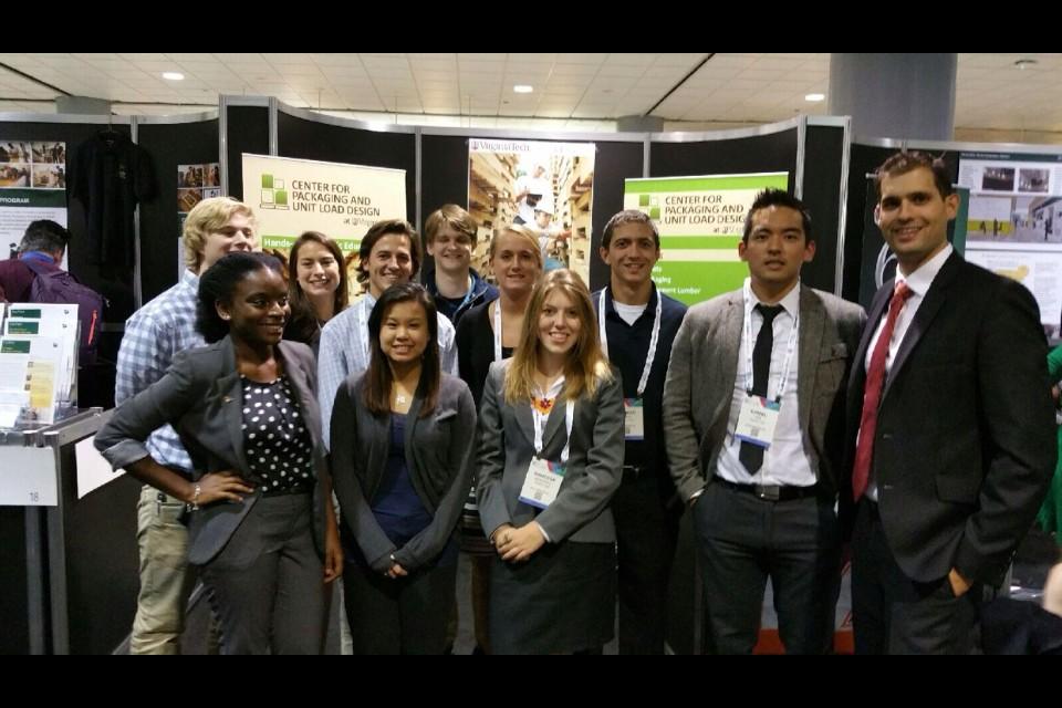 VTPackaging's tweet photo. End of Day 2! @packexposhow #PackExpo2014 #packaging #VirginiaTech http://t.co/hvbP4S6nIU