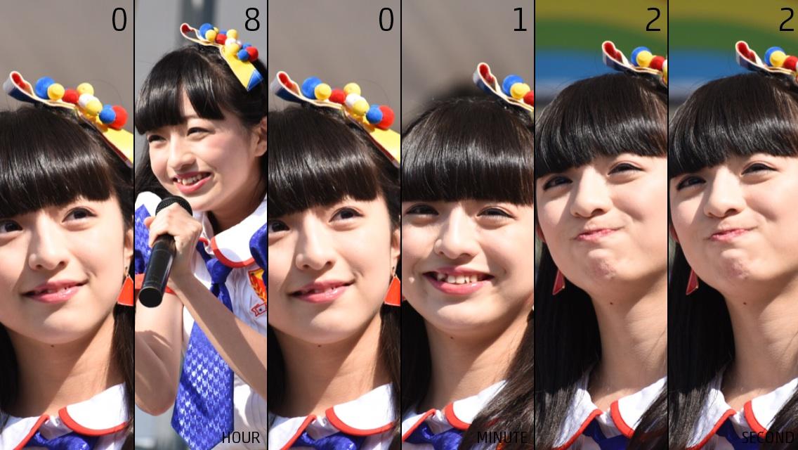 nunmori's tweet image. とりあえず使ってみたら多幸感溢れる時計ができた！#instaclock