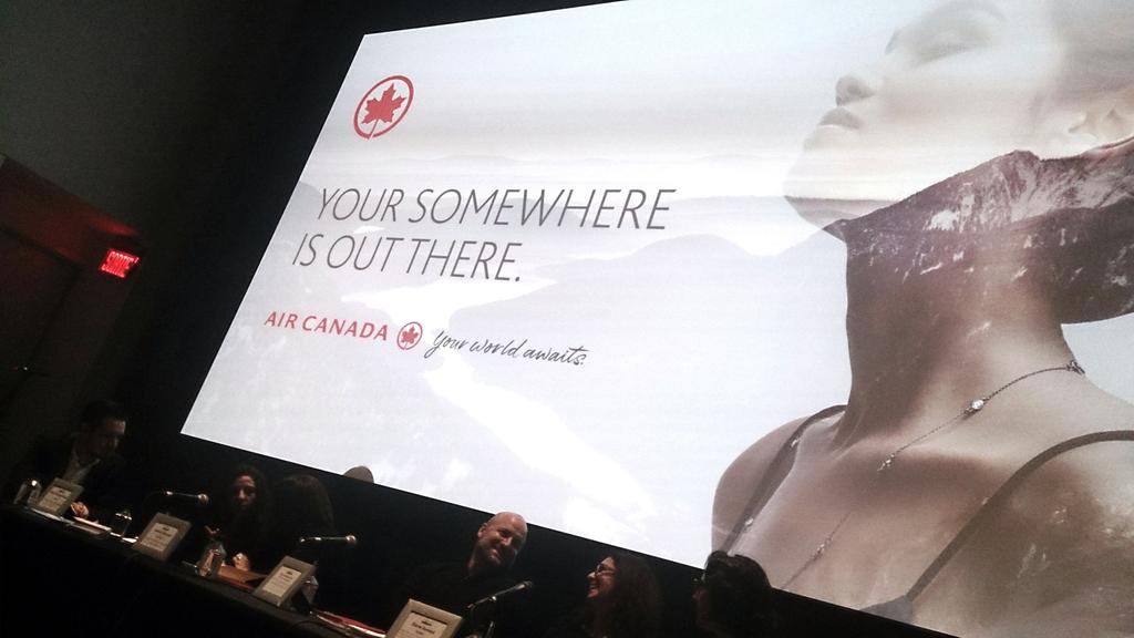 enRoutemag's tweet photo. The panel has gathered for the #EFF2014 event at Montreal's @phicentre. Visit http://t.co/h8OSLh0U7A to watch live! http://t.co/k8hMYtej2t