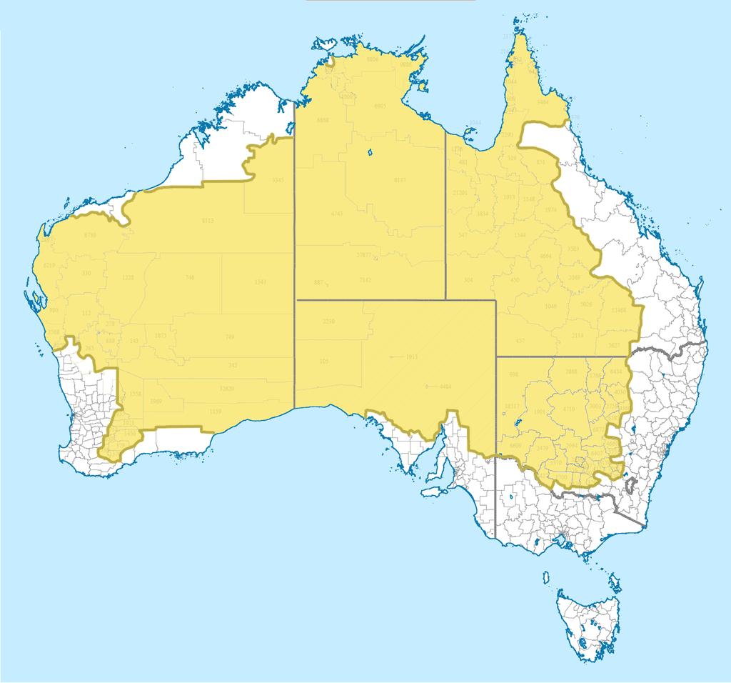 Amazing_Maps's tweet image. 2% of Australia's population lives in the yellow area
-