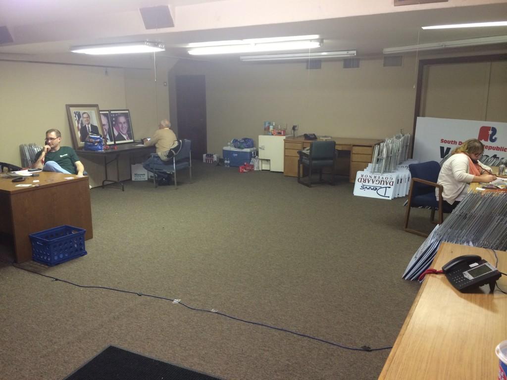 Pierre Volunteer Center is getting out the vote! #sdsen