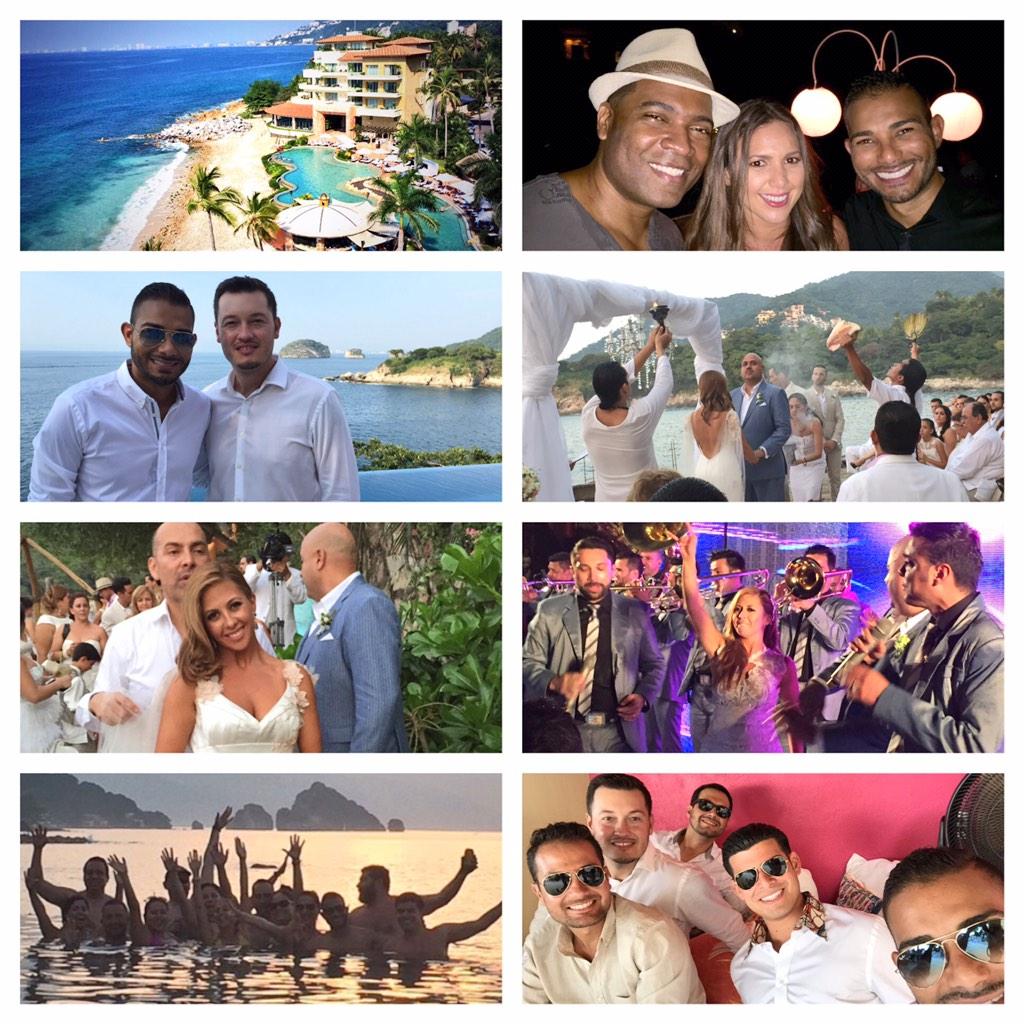 DioLLuberes's tweet photo. FUN in #PuertoVallarta Congrats @chiquibabyLA beautiful wedding, great friends and gorgeous scenery #StephandGera http://t.co/vqJmJiS8Ho