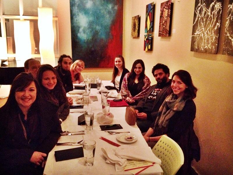 OSUItalianClub's tweet photo. Officer dinner Sunday night with Fred Kuwornu! http://t.co/K7XQ9WlaZX