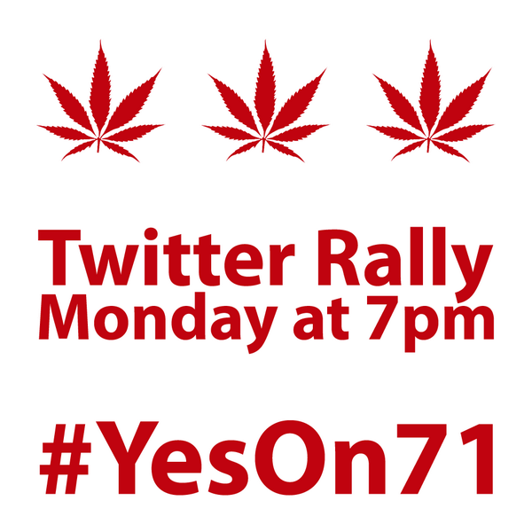 YesOn71's tweet photo. #TwitterParty --> #YESon71 http://t.co/ODESEUb93Q