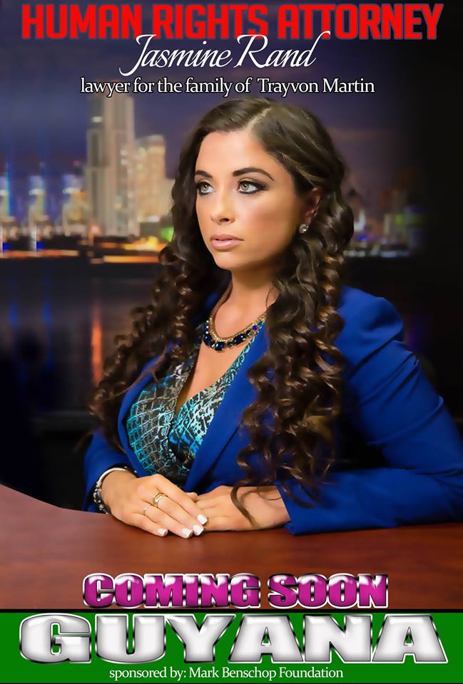 Coming soon to Guyana...attorney, Jasmine Rand.