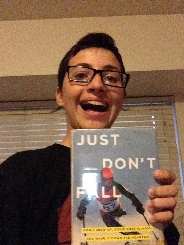 HazelWithNuts's tweet image. @JoshSundquist finally got your book! So happy right now! 😄 #JoshSundquist #JustDontFall