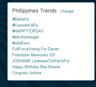 " Happy Birthday Bea Binene is still trending. More greetings to come! 
