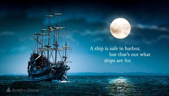 Image result for a ship is safe in harbor