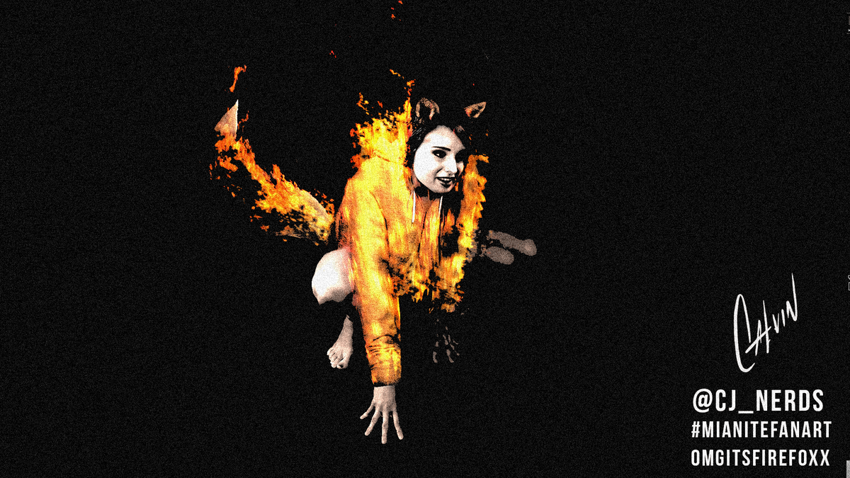 cloaQtv's tweet photo. What does the @OMGitsfirefoxx say #MianiteFanArt #Mianite #CJWorks http://t.co/TVS9ftzggs