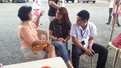 MARLOsWorld_'s tweet photo. #MMKLitteInfinity shoot at Sienna College Taytay! @iyamarieee @itsJaneOineza @marlo_mortel ❤ http://t.co/d1xs04Yilu