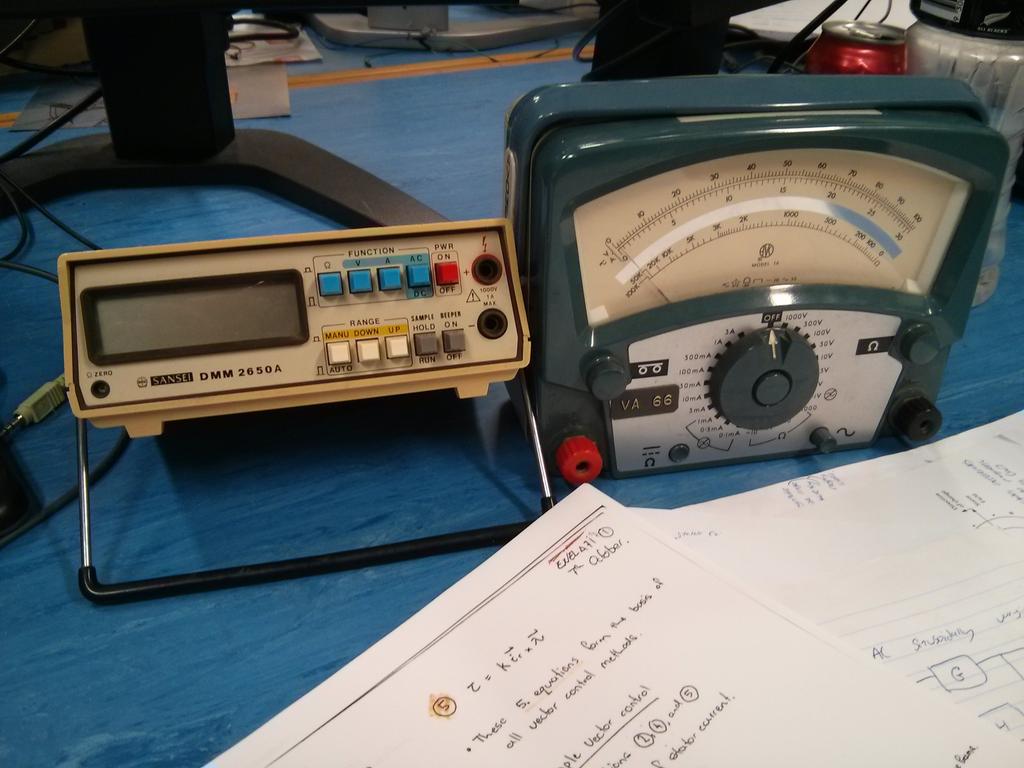 MattSprigings1's tweet photo. Saved these old meters from the rubbish bin at uni today. @eevblog @mikecampbellNZ @tomgpatrick http://t.co/W848pjJxxw
