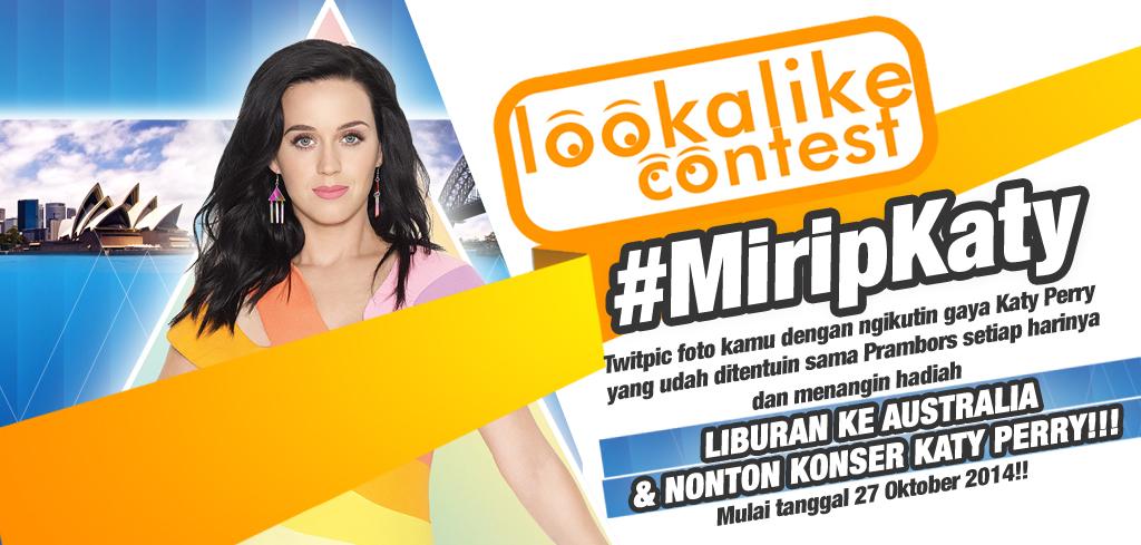 Mau jalan-jalan ke Australia &amp; nonton konser KATY PERRY gak nih? Modalnya cuma foto kok! #MiripKaty