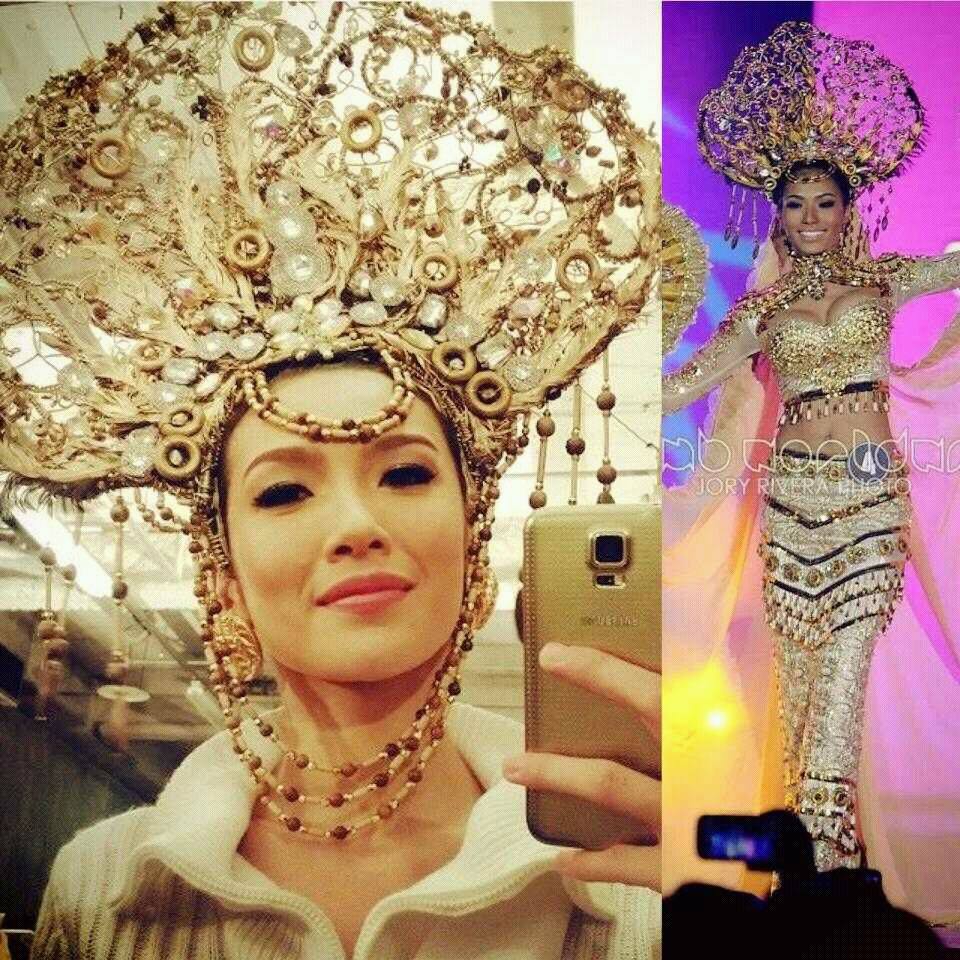 OMG!stunning!The national costume of Ms. Philippines @biancaguidotti for #MissInternational2014 GO GO GO! :)