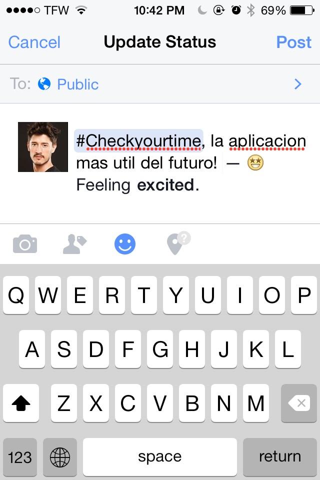 juanjimenezorg's tweet photo. #checkyourtime la aplicacion mas util del futuro! http://t.co/ZK44h8CCim