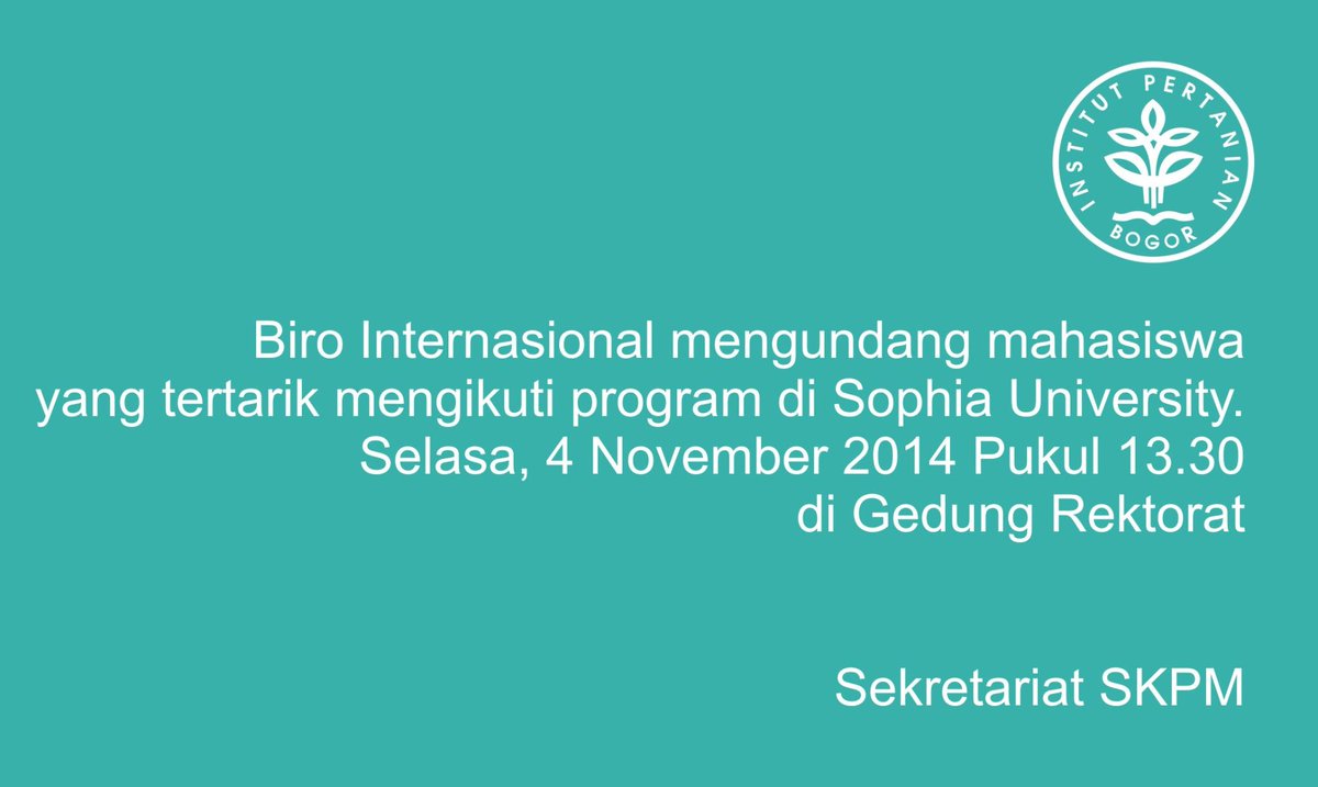 Departemen SKPM IPB tweet media