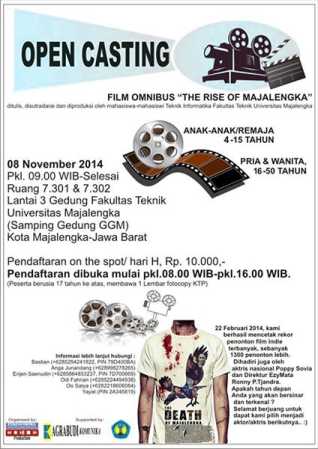 raden4zi's tweet photo. @bastian_ade Open Casting Film Omnibus #RiseOfMajalengka http://t.co/TsKdo8spCV
