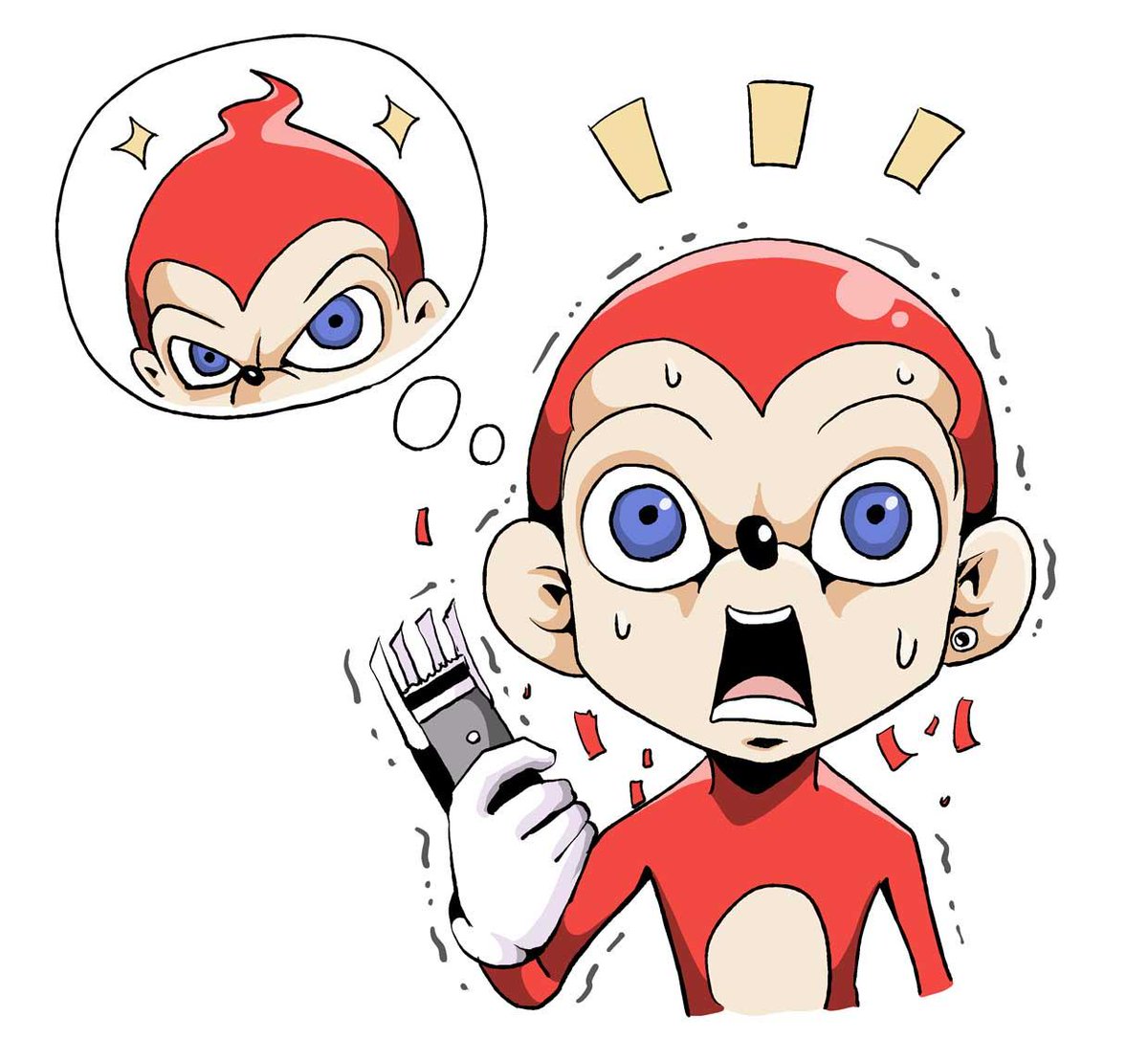 ミクニシン 唐突に自分で髪の毛を切ってみたくなったので 最新のバリカンを購入 マニュアル本に書いてあるソフトモヒカンのやり方通りにうまくカットできていたが 髪の毛をスくアタッチメントの方向を間違えかわいそうな髪型に 敢えなくそのままボーズへ