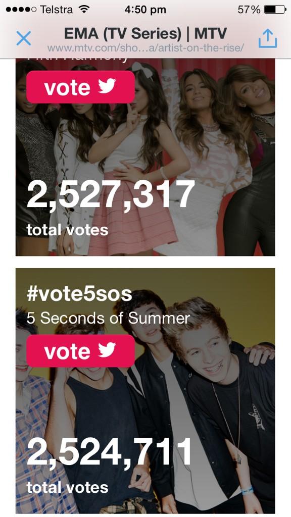 _5SOSFAMUPDATES's tweet image. WE'RE 3K BEHIND RT RT RT #vote5sos