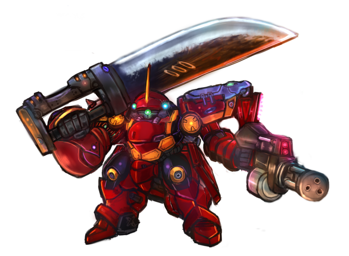 アドヘルム・アルターハーゼ・アサルトカスタム・アーベントロート の背景なしver トレフィにつかえるよ(`・ω・')ゞ 