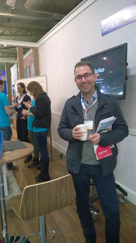 domokost's tweet image. Web Summit 2014 Microsoft stand
 #SurfaceWebSummit