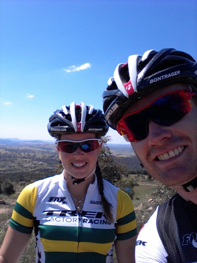 Last day of soaking up the sun before heading to @IcemanTCMI tomorrow! @TrekFactoryMTB <a href="/oakley/">Oakley</a>