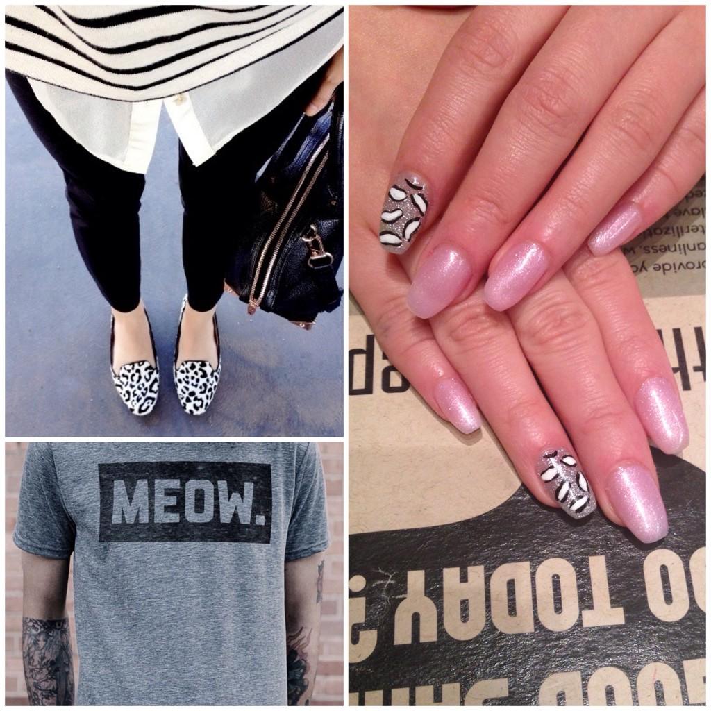 thenailkeeper's tweet image. Meow. Vibes. #yeg #yegfashion #kittychic #nailart #nailtrends #manicure #thenailkeeper 😻