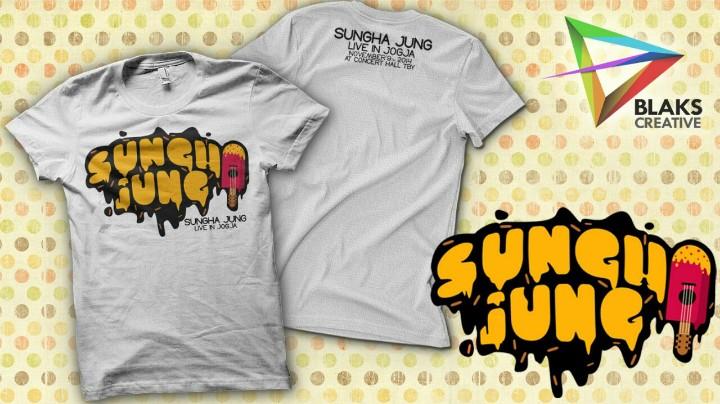 Buat para fans sunghajung jangan sampai kalian gak punya t-shirt spesial konser di jogja. Limeted edition loh