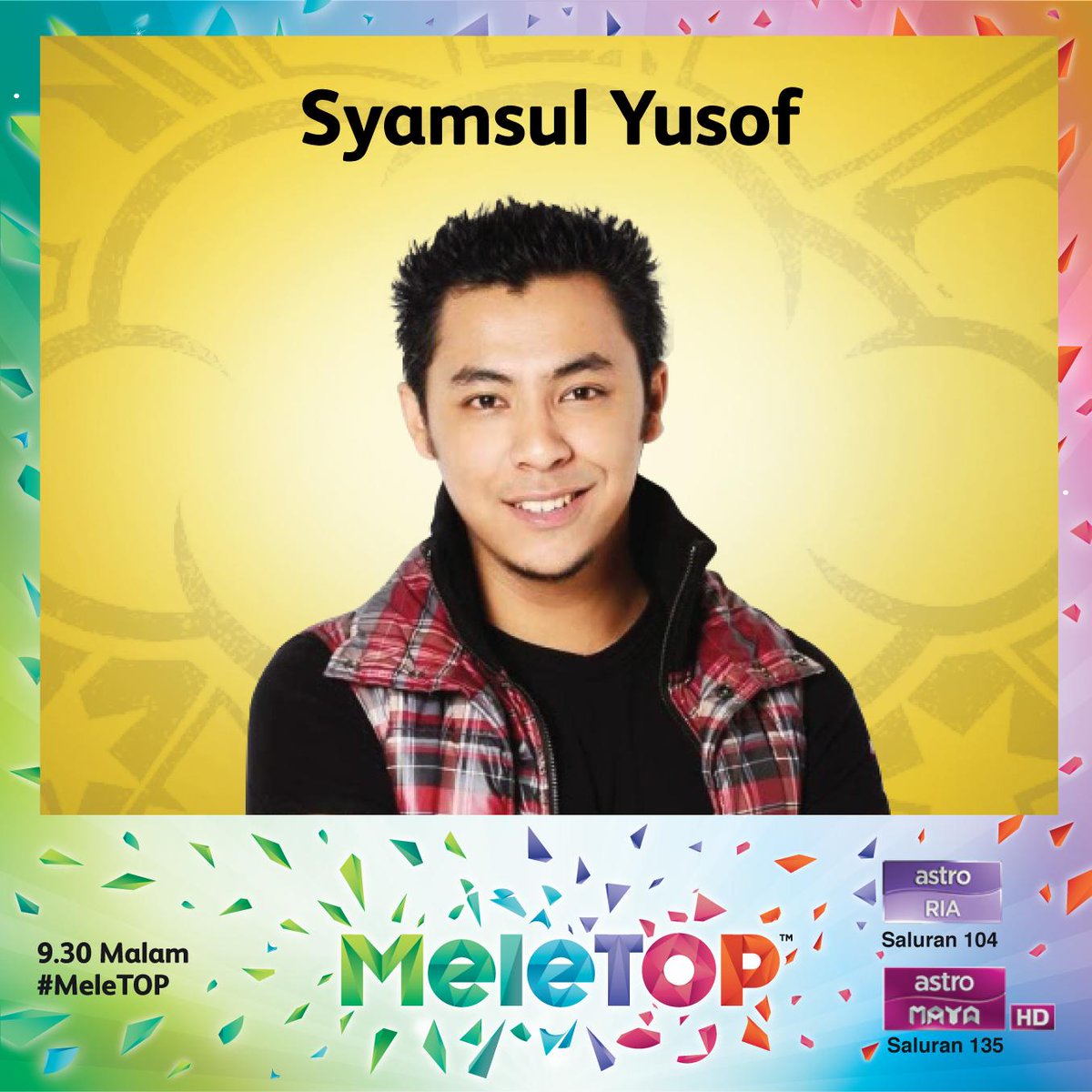 MyMeleTOP's tweet photo. @SyamsulYusof84 yg baru sahaja memenangi anugerah 'Penyunting Terbaik' di #FFM2014 akan dtg ke #MeleTOP! http://t.co/itT66CRVoX
