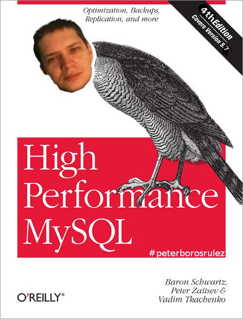 lefred's tweet image. 3,000 pages for the new High Performance MySQL 4th edition ! ;-) #peterborosrulez