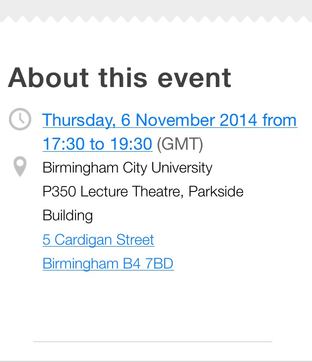 bcutypetalks's tweet photo. 2 days to go! Where we are. #bcutypetalks everyone is welcome. #typography #fredasack @margaretstreet @BIADNews http://t.co/9fLULxBS4M