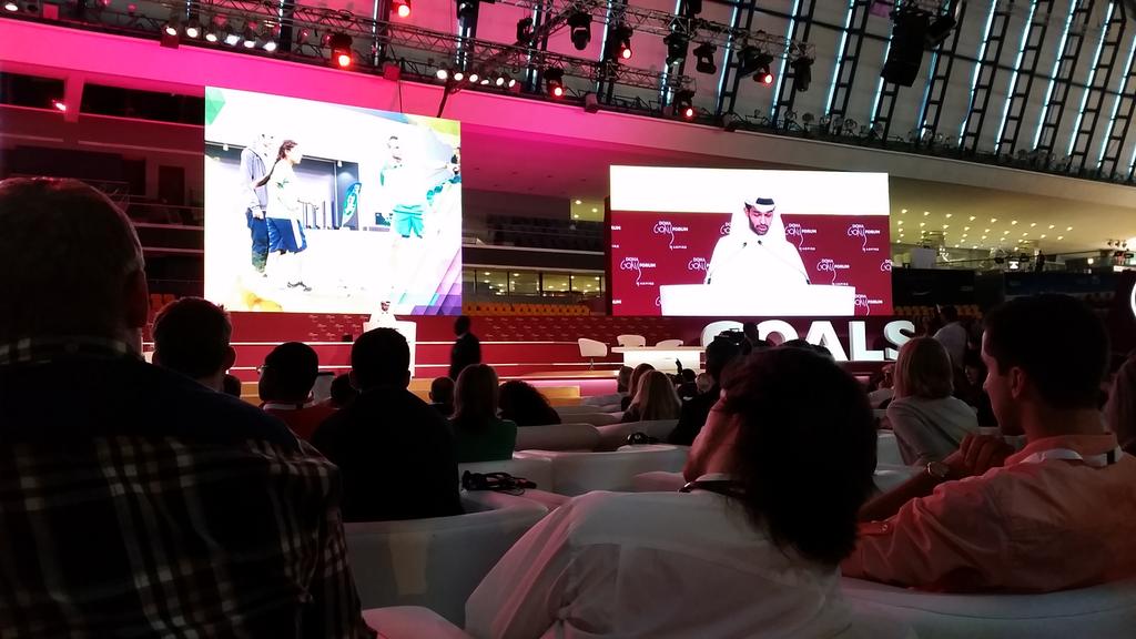 MinorBSE's tweet photo. Generation amazing, a beautiful project to help other people through football #dohagoals #minorbse @DohaGOALS http://t.co/Xu2M1jEvEc