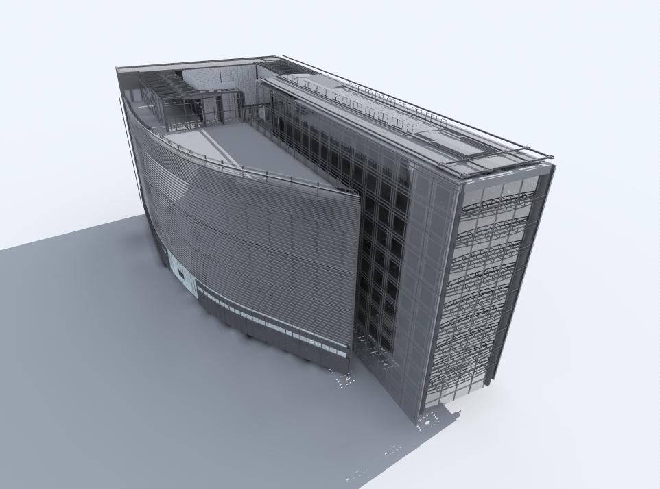 Life3D1's tweet photo. Maquette numérique #BIM de l'institut du monde arabe à Paris #IMA. #laserscanning exhaustif et modélisation #Revit. http://t.co/V1yNjbZfcx