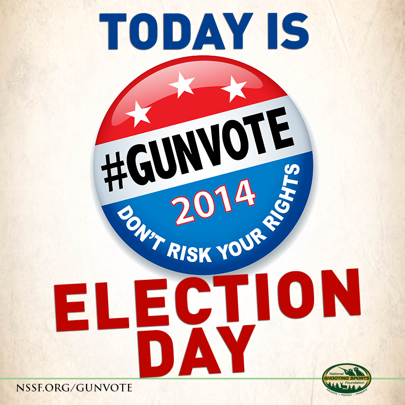 PAGunRights's tweet photo. RT @NSSF: RETWEET if you voted or plan to vote today. #GUNVOTE http://t.co/laz4y97Y0Y
