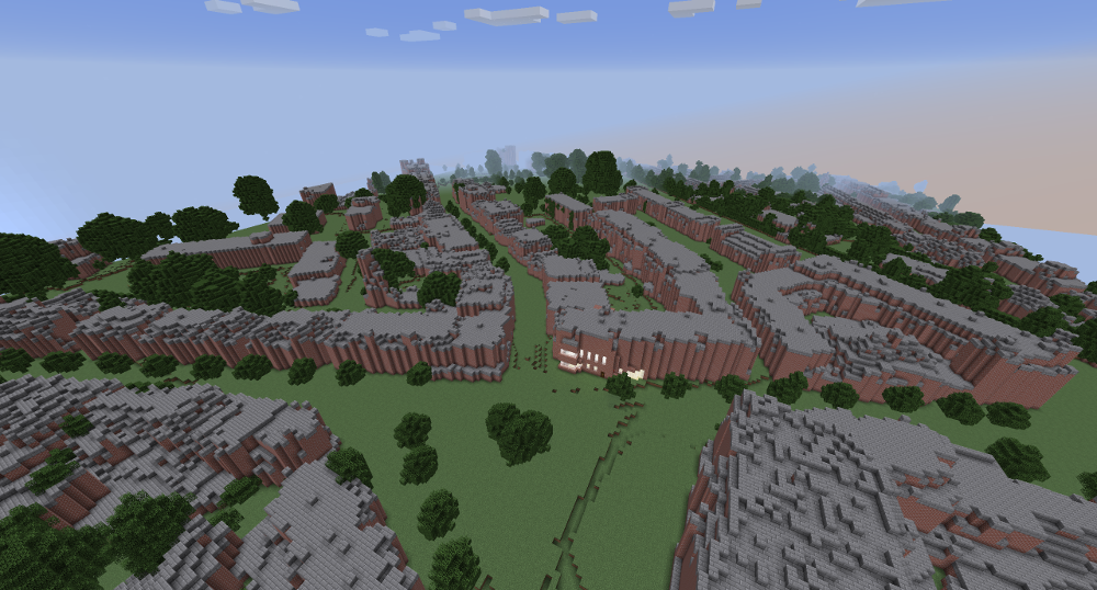 SimeonNedkov's tweet photo. Amersfoort in Minecraft! Automagisch uit #AHN2! #geonl http://t.co/AtZW6gZiQK