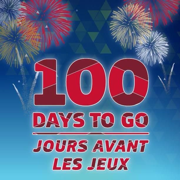 2015CanadaGames's tweet photo. Today, we celebrate 100 Days Out! #2015cangames #2015TorchRelay #CityOfPG http://t.co/ISRkqmGkor