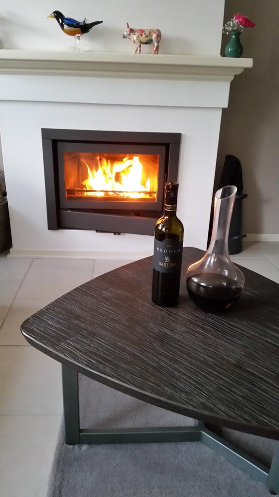 Lekker het kacheltje aan # genieten
