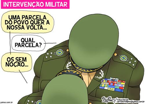 Resultado de imagem para militares charges