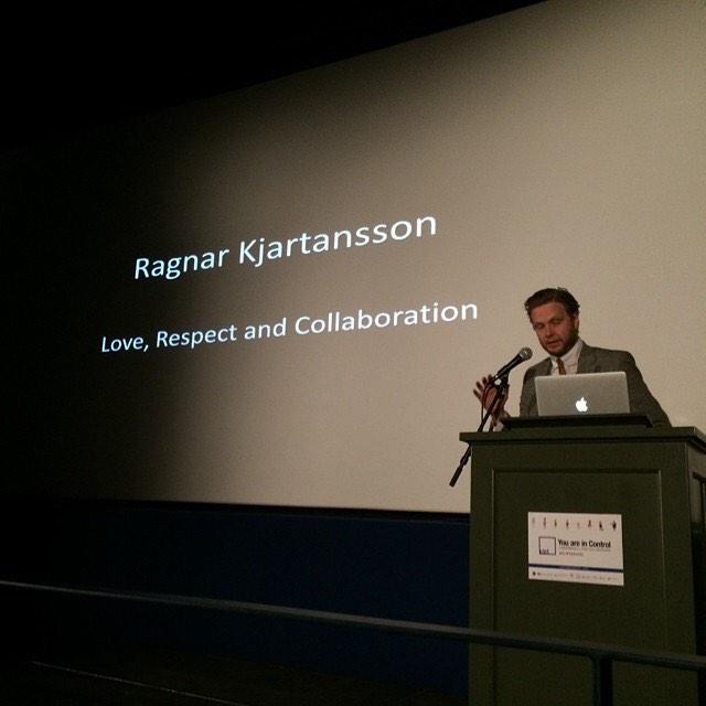 Ragnar Kjartansson is on at #YAIC14
