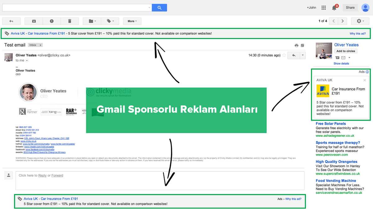 ClickComTr's tweet image. Yeni Gmail Sponsorlu Reklamlar ile hedef kitlenizi gelen kutusundan yakalayın! #adwords #gmail click.com.tr/google-adwords…