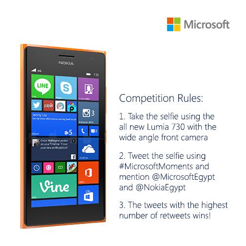 MicrosoftEgypt's tweet photo. Join us at #ICTCairo 4th-7th of Nov. Take a selfie &amp; enter a competition to win a Lumia730 #MSFTMoments @NokiaEgypt http://t.co/SdpjcFgRry
