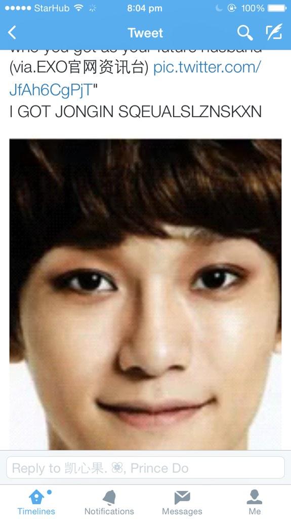 fabj0ngday's tweet photo. stop at the GIf and see who's your future husband aND I GOT JONGDAE #DAERYL laUGHS http://t.co/r2H5FvBhop