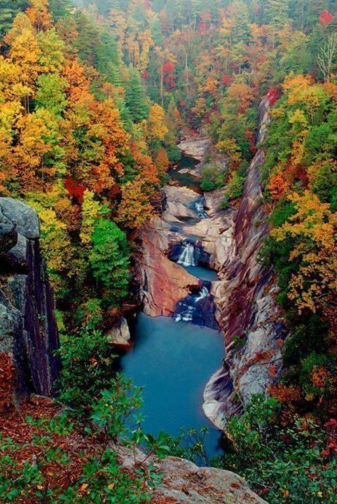 _Paisajes_'s tweet photo. Parque Nacional Tallulah Gorge. Georgia. http://t.co/9hl36QyTTn