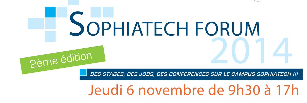 sophiatechforum's tweet image. J-2 pour le #sophiatechforum !! Inscription : forum.sophiatech.fr et event #facebook facebook.com/events/1493695…