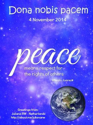 julianarw's tweet image. #DonaNobisPacem 2014 #blog4peace bit.ly/13D6QS7 pls have a moment to watch the video.