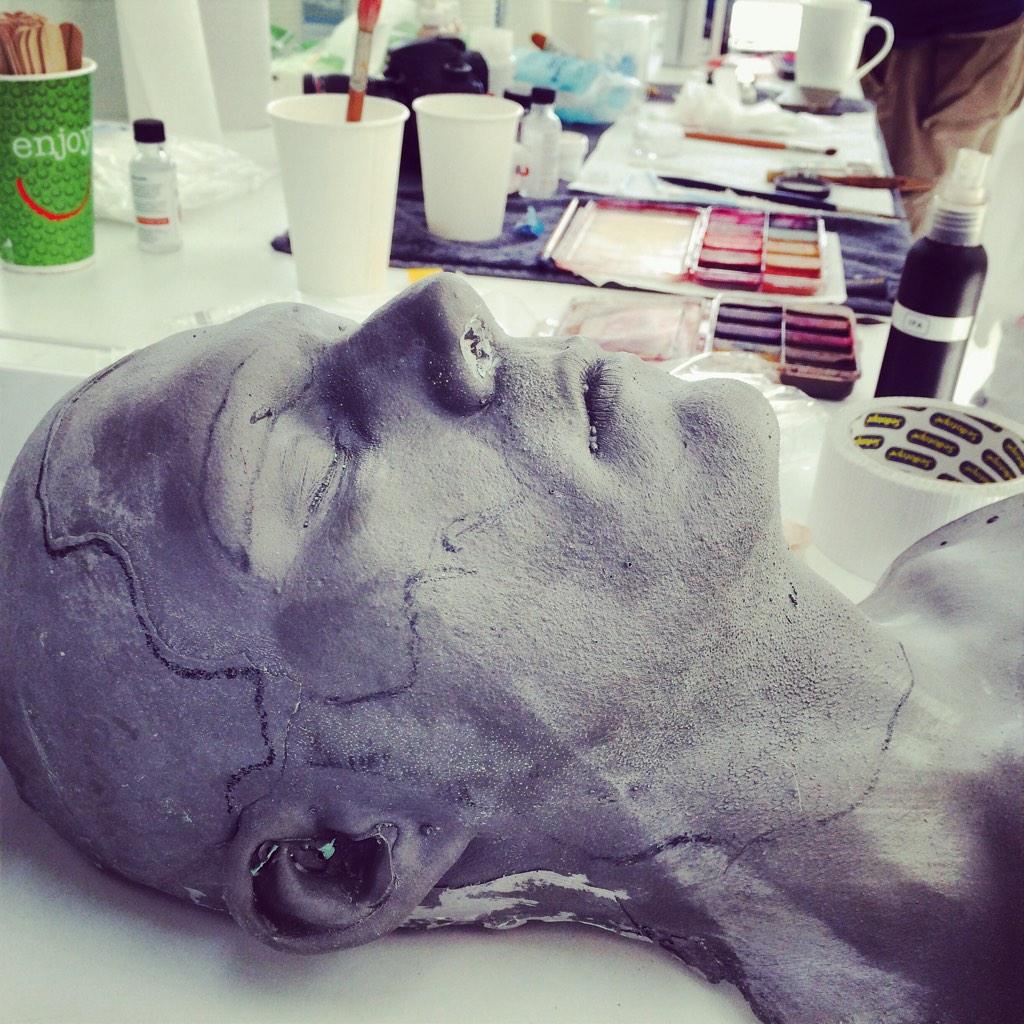 motifstudios's tweet photo. Prosthetic cast of actor Francis Chouler at the Cosmesis studios for our film, Recovery. #deconstructlove http://t.co/6DaP8EwxIL