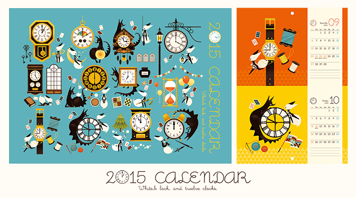 0313 Booth通販 On Twitter 2015年のカレンダーを作りました