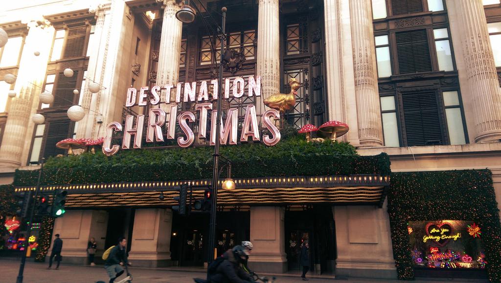 A possible destination? #destinationchristmas. Inspiration from the top <a href="/Selfridges/">Selfridges</a> #festivefavourites