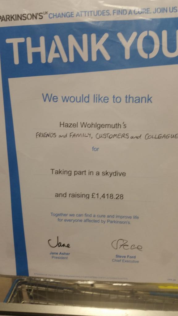 Thanks again everyone who supported! Certificate just came through