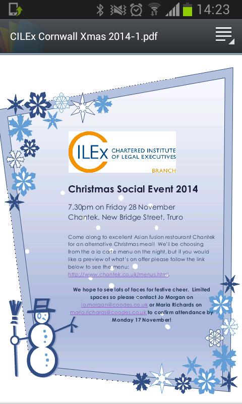 CilexCornwall's tweet photo. Xmas party with @CilexCornwall 27/11/2014 @chantektruro perfect way to start the festivities!  Places are limited http://t.co/jAv32GVM5l