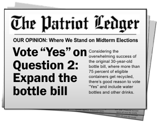 YesOn2Ma's tweet photo. The Patriot Ledger has endorsed #YesOn2MA #BottleBill
http://t.co/kq9t6sLVac http://t.co/pVZhhvmQPj
.@PatriotLedger